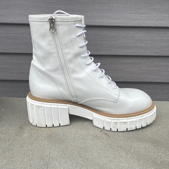 L’Intervalle Kington White Leather White Sole Chunky Boot EU41 - Picture 3 of 11